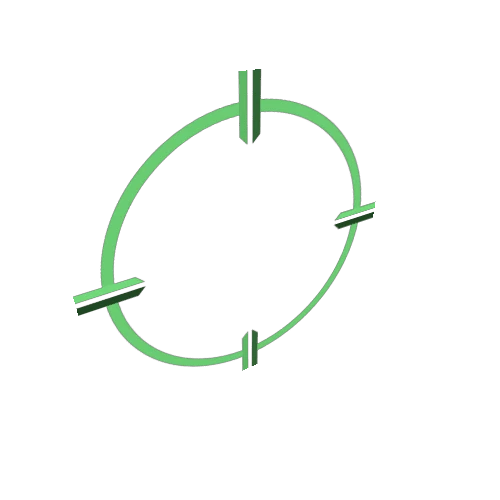 2d ring target 12 Green